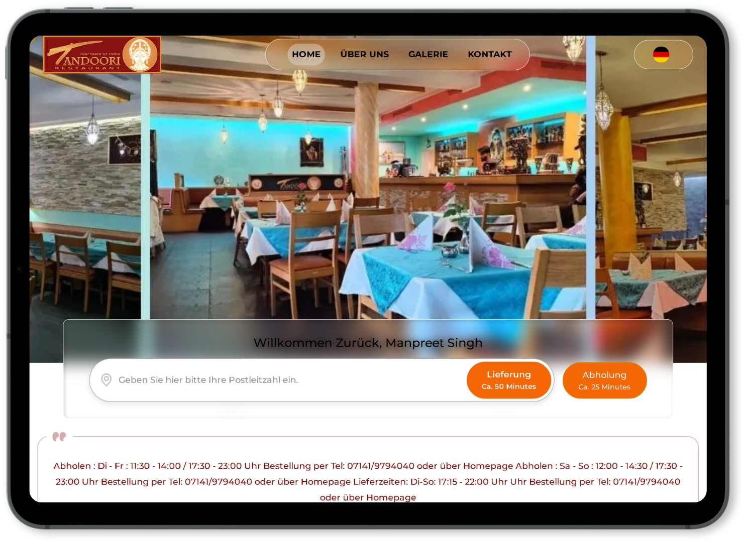Karvi Pro - Tablet View